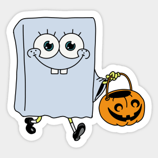 Cute Ghost Halloween Sticker